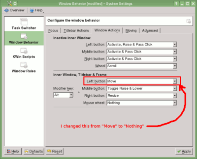 KDE - System Settings - Window Behavior.png